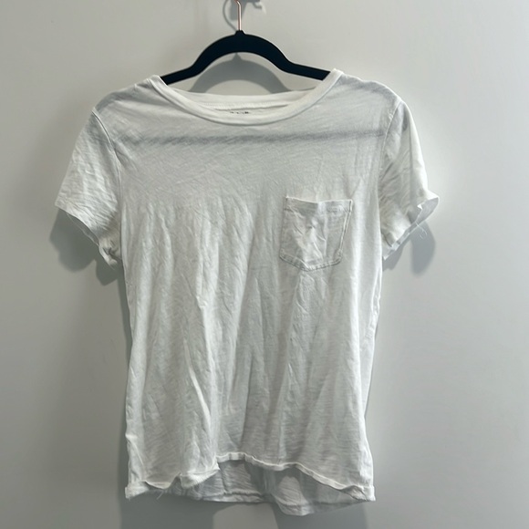 Madewell cotton t-shirt - white, size medium - Picture 1 of 3